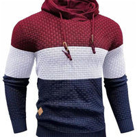 Jacquard Sweatshirt With Long Sleeves And A Hood