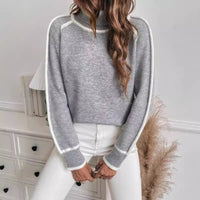 Knitwear Women's Long-sleeved Pullover Turtleneck Sweater