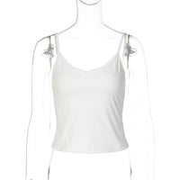 Inner-wear Or Outer-wear Slimming Lace-trimmed Camisole