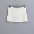 Women's Solid Color American Hot Girl Anti-exposure Low Waist Skirt