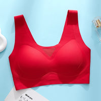 Thin Breathable Traceless Underwear Gather Thin Soft Support Fixed Cup Without Steel Ring