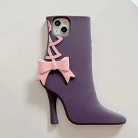 Oucai Tricks High Heel Bow Knot