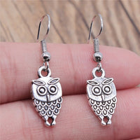 Retro Minimalist Owl Earrings For Women