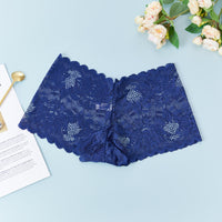 Mid-waist Lace Hollow-out Breathable Women's Underwear