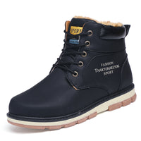Fashion Shoes Military Boots High-Top Tooling Shoes Men's Short Boots