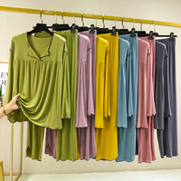 Fashion Long Sleeve Straight Pants Loungewear Set