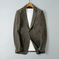 Slim-fit Single-breasted Jacket Korean Trendy Brand Suit Thickened Top