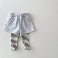 Two-piece Baby Casual Candy Color Sweatpants