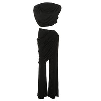 Women's Irregular Flared Trousers Suit