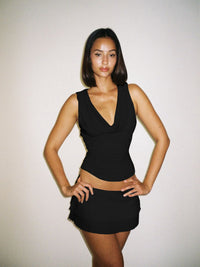 Sexy Solid-color Slim-fit Sleeveless Versatile Top