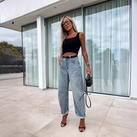 Street Hipster Casual Loose Women's Jeans