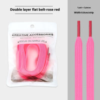 White Shoes Colorful Bandlet Shoelaces