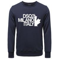 Men's Fashion Sports And Leisure Loose Round Neck Long Sleeve Top