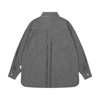 Vertical Striped Shirt Men's Loose Casual