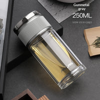 Unisex Portable High-end Transparent Water Bottle