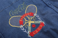 Color Stitching Thickened Quilted Baseball Uniform Denim