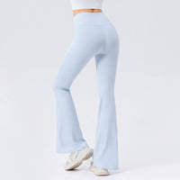 Female High Waisted Hip Lifting Micro Trumpet Yoga Pants