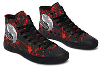 Printed Couple High Top Canvas Shoes