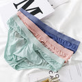 Low Waist Briefs Underwear Ice Silk Men's Sexy Panties
