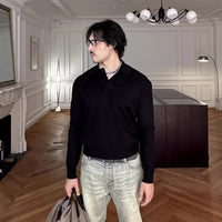 Blended Soft Skin-friendly Crewneck Base-layer Long-sleeve Hoodie