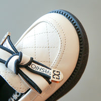 British Casual All-match Leather Shoes Little Girl College Retro