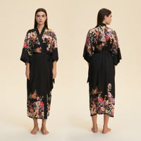 New Satin Plus Size Pajamas For Women Lightweight Loungewear Robe