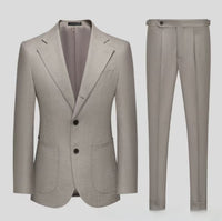 Italian Naples Men's Business Formal Casual Suit