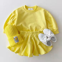 Fashionable Clothing Suit Baby Leisure Children's Clothing Candy Color