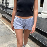 Women's Casual Sports Shorts With Elastic Waistband And Drawstring