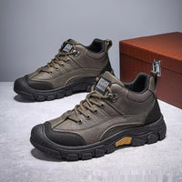 Plus Size Outdoor Mountaineering Hiking Casual Workwear Sports Mesh Shoes