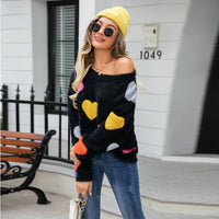 Round Neck Bottoming Shirt Mink Love Sweater