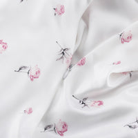 Floral V-neck Short-sleeved High-waisted Bodycon Dress