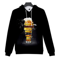 Printed Children's Casual Trendy Hooded Sweater