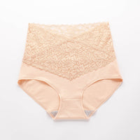Sexy Transparent Lace Cotton Underwear Women's Buttocks Without Trace