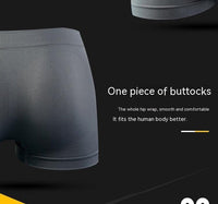 Men's Underwear Mid-waist High Elastic Seamless And Breathable Boxers