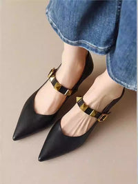 Pointed-toe Stiletto Heels With Studs
