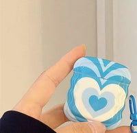 Blue Love Earphone Cover Pendants Soft Shell