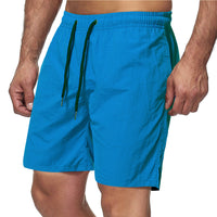 Summer Men's Shorts Candy Color Waterproof Quick-drying Knee Length Pants