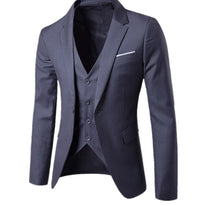 Casual Suit Middle-aged Professionals Korean-style Slim Fit