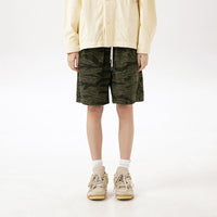 Men's Loose Washed-out Cotton Shorts
