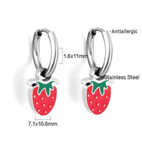 Niche Design Drop Oil Earrings