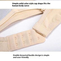 Solid Color Thin Triangle Cup Without Steel Ring Comfortable Push Up Bra