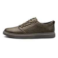 Hollow-out Breathable Hole Shoes Casual Spring And Summer Low-top Cowhide Surface Fashion Shoes