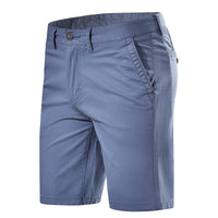 Men's Fashion Casual Mid-waist Straight Solid Color Shorts