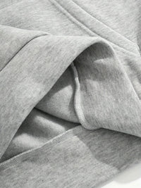 Women's Hoodie Light Gray Pullover Australian Surfing Pattern