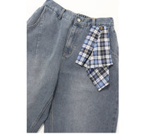 American-style Streetwear Washed Distressed Loose-fitting Versatile Casual Pants