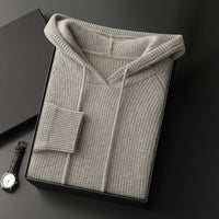 Autumn And Winter New Cross-border Hooded Cashmere Sweater