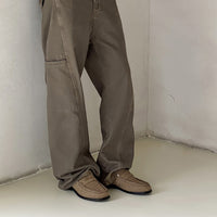 Atmosphere Basic Soft Bottom Slip-on Niche Casual All-match Leather Shoes