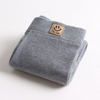 Spring And Autumn Thickening Solid Color Baby Pants Cotton Children's Trousers Outer Wear