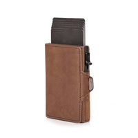 Men's Aluminum Alloy Three Fold Money Clip Real Pickup Bag